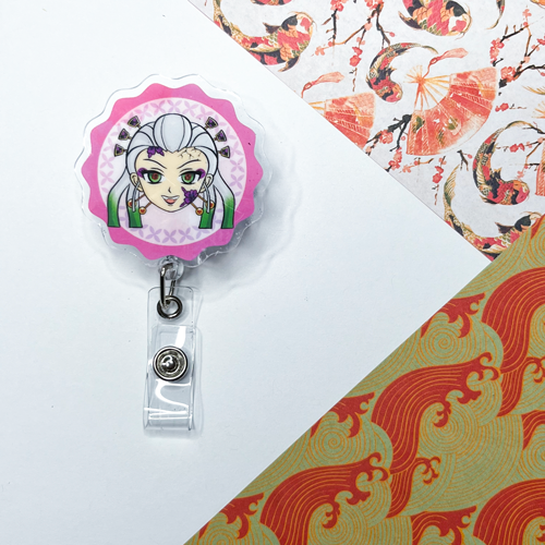 Daki - Demon Slayer - Acrylic Badge Reel
