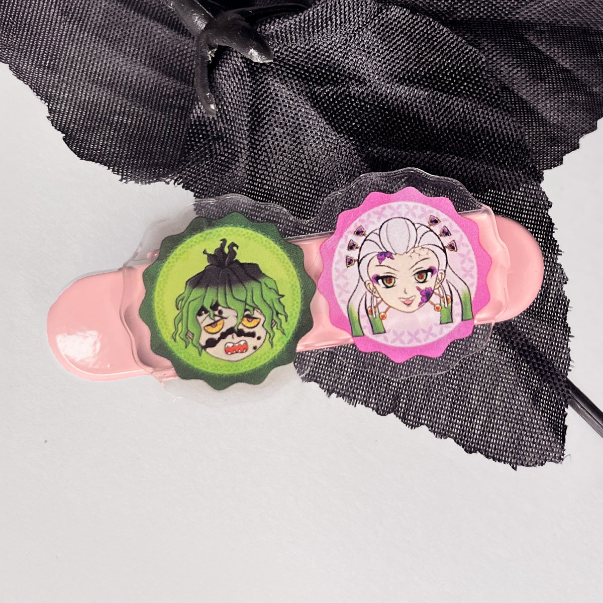 Gyutaro and Daki - Acrylic Hair Clip