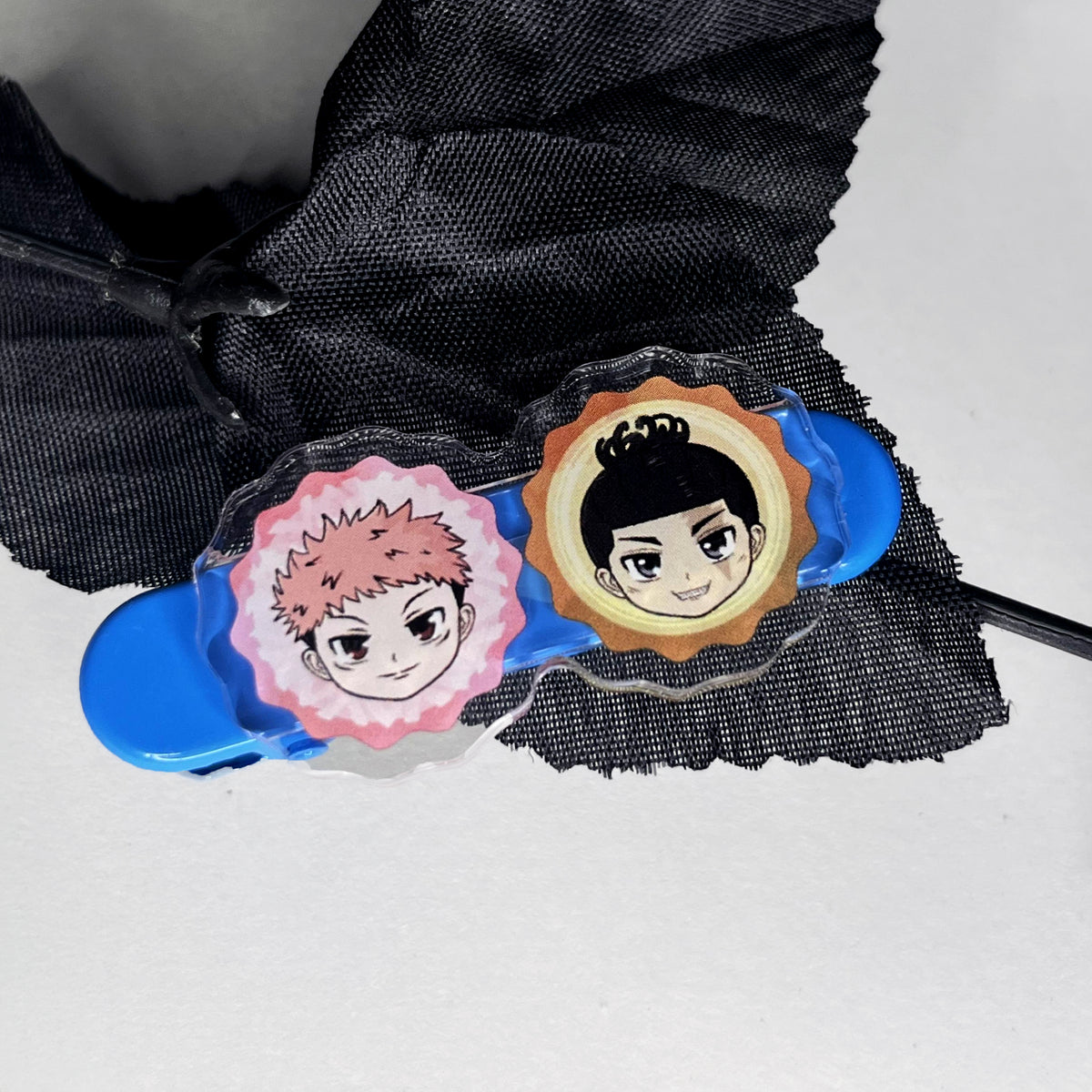 Yuji and Todo - Acrylic Hair Clip