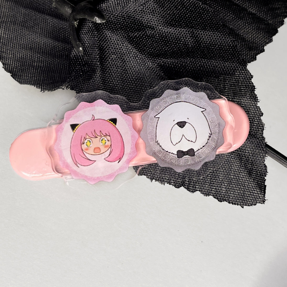 Anya and Bond - Acrylic Hair Clip