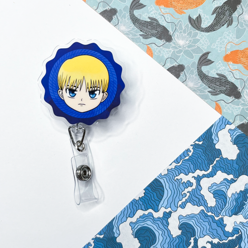 Armin - Attack on Titan - Acrylic Badge Reel