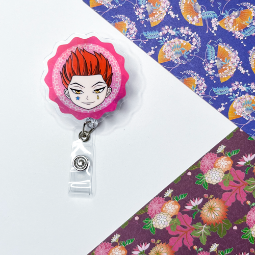Hisoka - HunterxHunter - Acrylic Badge Reel