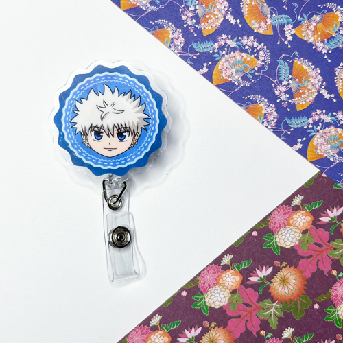Killua - HunterxHunter - Acrylic Badge Reel