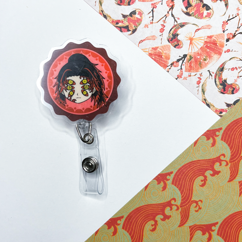 Kokushibo - Demon Slayer - Acrylic Badge Reel