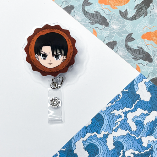 Levi - Attack on Titan - Acrylic Badge Reel