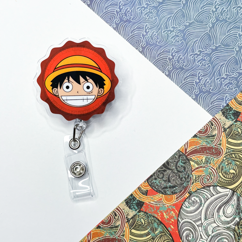 Luffy - One Piece - Acrylic Badge Reel