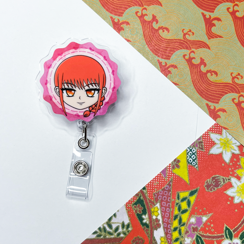Makima - Chainsaw Man - Acrylic Badge Reel