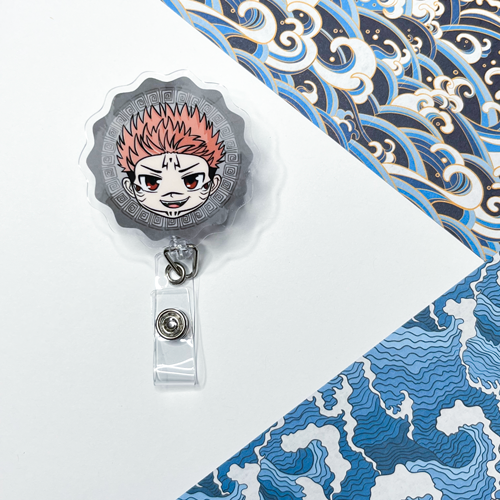 Sukuna - Jujutsu Kaisen - Acrylic Badge Reel