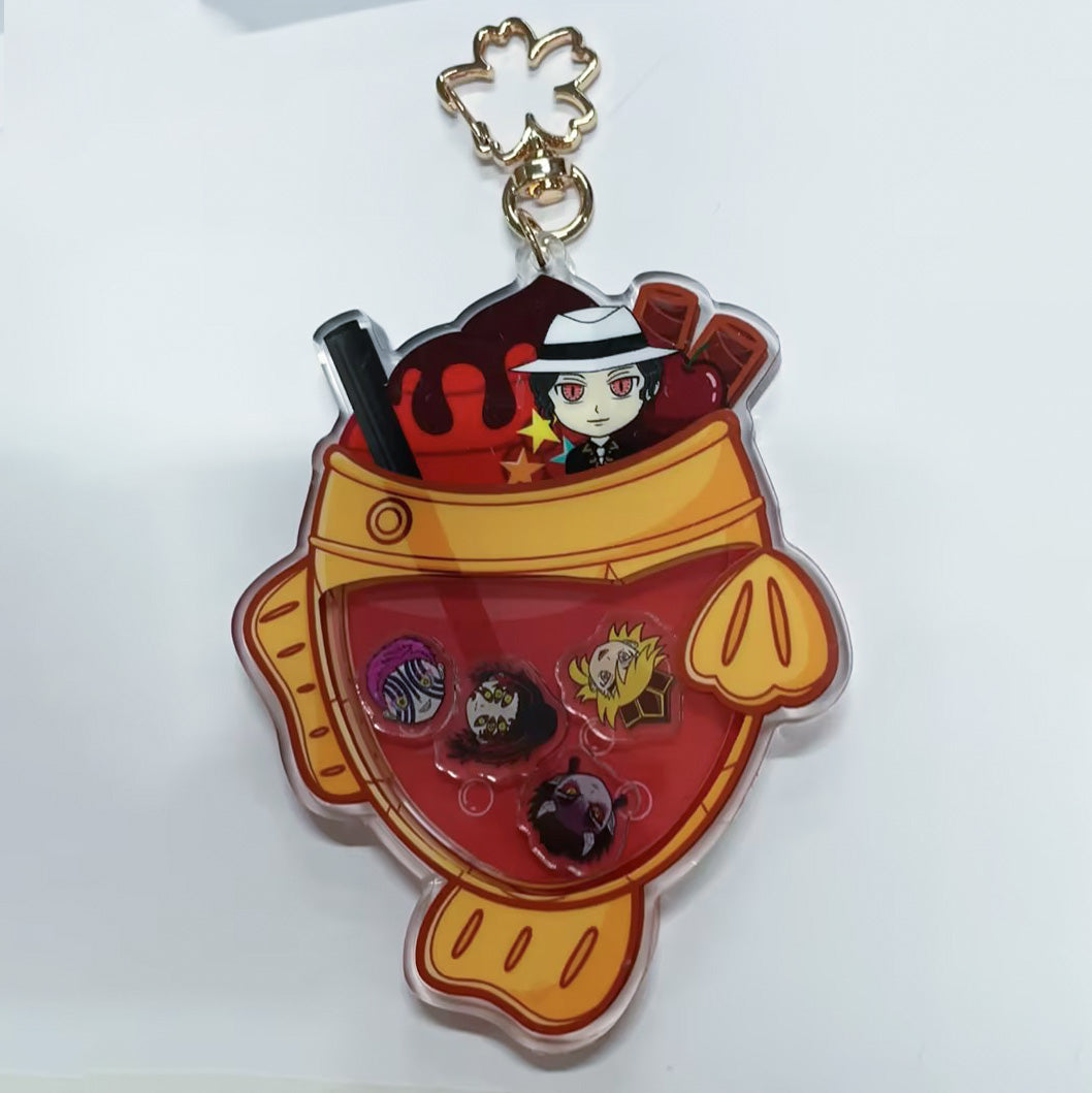 Cherry - Boba Taiyaki Shaker Acrylic Keychain