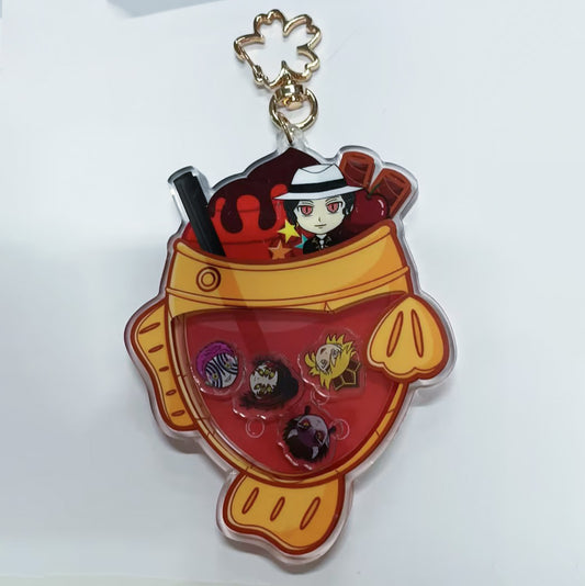 Cherry - Boba Taiyaki Shaker Acrylic Keychain