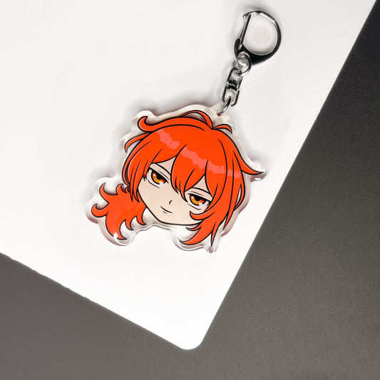 Diluc - Genshin Impact - Acrylic Keychain