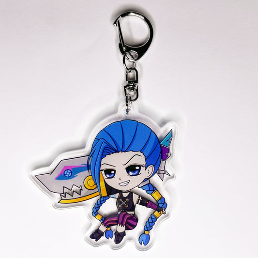 Jinx - League of Legends - Acrylic Keychain