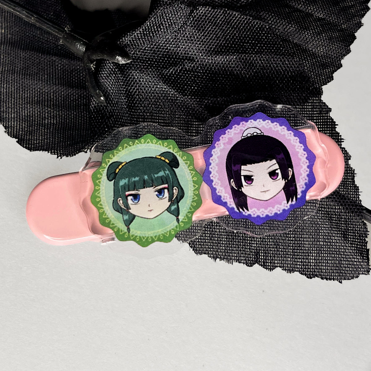 Mao Mao and Jinshi - Acrylic Hair Clip
