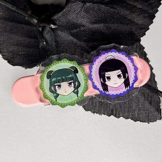 Mao Mao and Jinshi - Acrylic Hair Clip